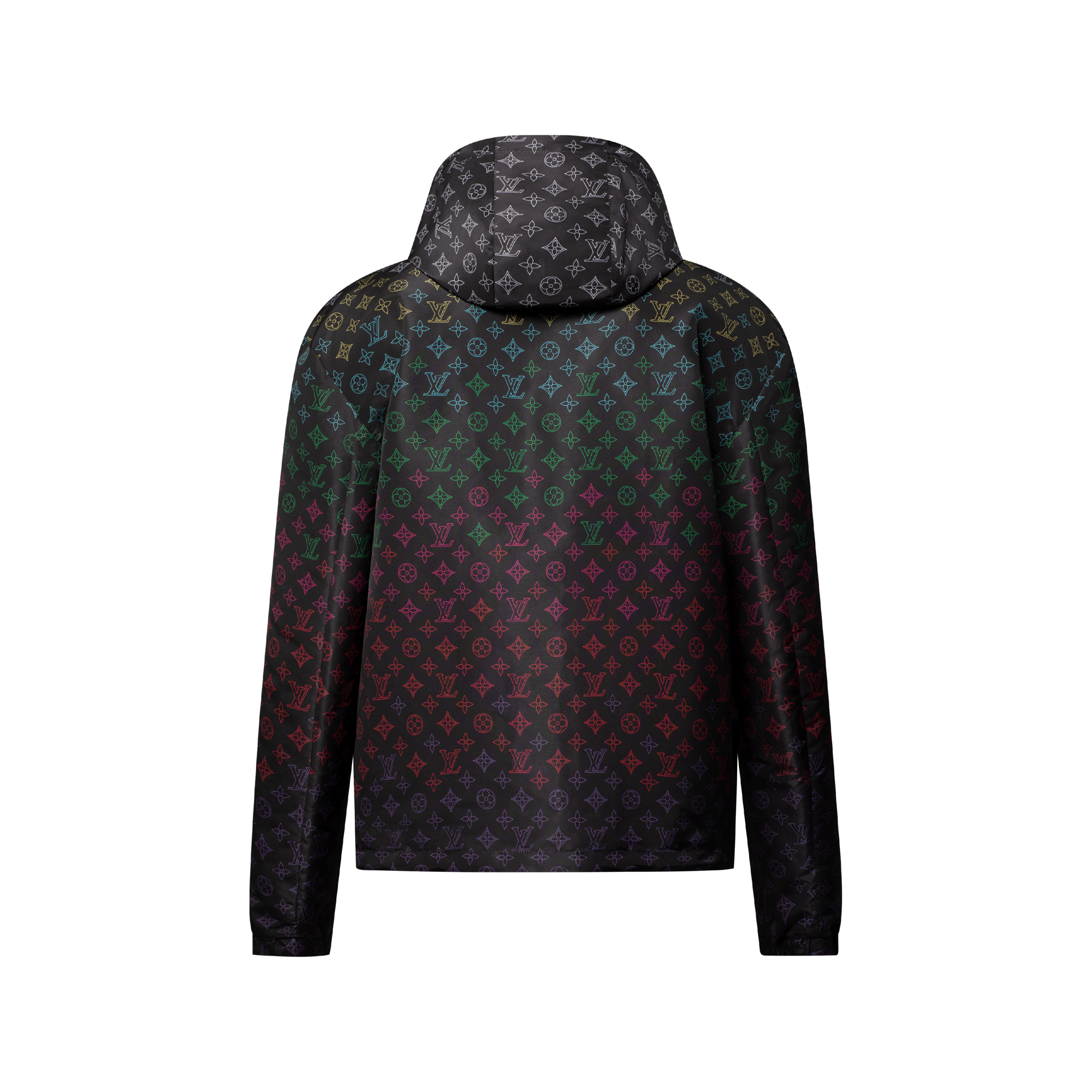 Louis Vuitton 花柄 ナイロンジャケット Jaqueta Windbreaker com Flores do Monogram em Degradé - Ready-to
